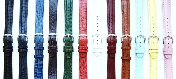 Strawberries Watch in Silver (Large)