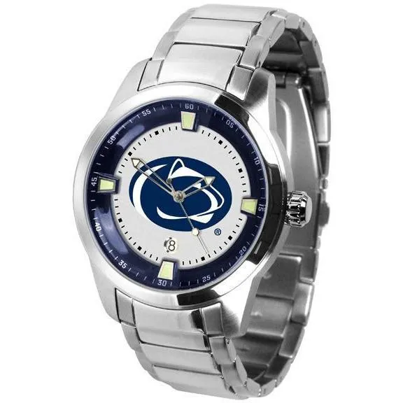 Penn State Nittany Lions Men's Titan Stainless Steel Band Watch