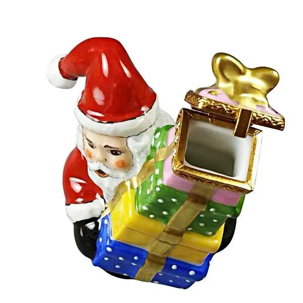 Santa With Presents Limoges Box by Rochard™