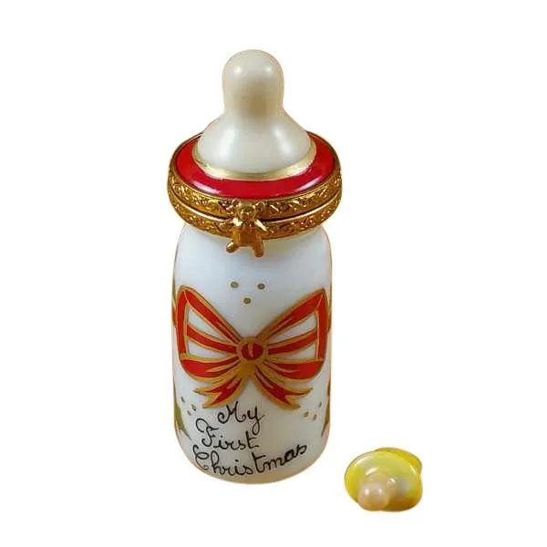 Baby Bottle - My First Christmas Limoges Box by Rochard™