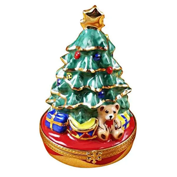 Christmas Tree with Gifts Limoges Box by Rochard™