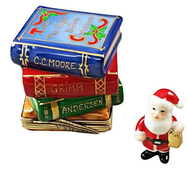 Twas the Night Before Christmas Stack Limoges Box by Rochard™