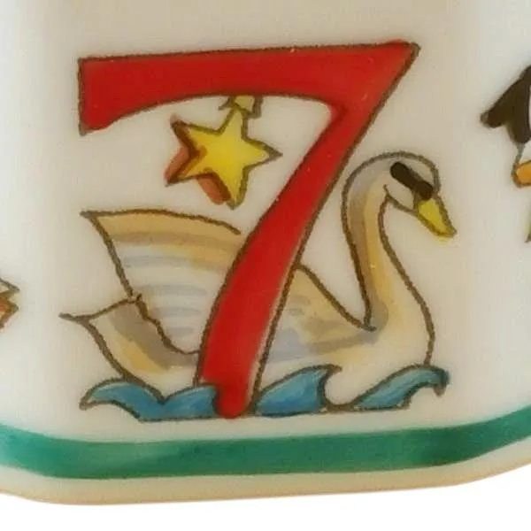 12 Days of Christmas Limoges Box with Removable Wreath by Rochard™