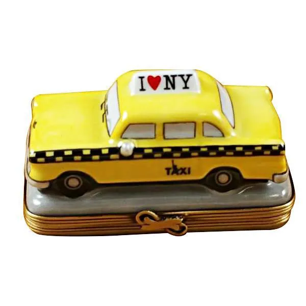 Yellow Taxi - I Love New York Limoges Box by Rochard™