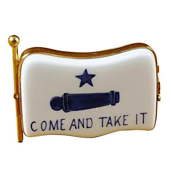 Come And Take It Flag Limoges Box by Rochard™