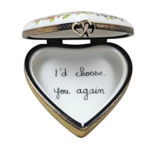 50th Anniversary Heart Limoges Box by Rochard™