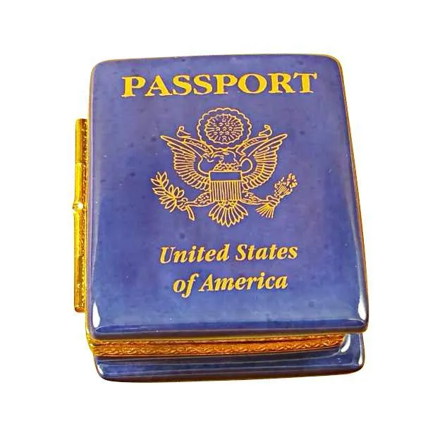 American Passport Limoges Box by Rochard™