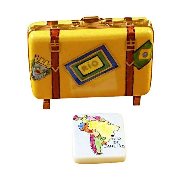 Rio Suitcase Limoges Box by Rochard™
