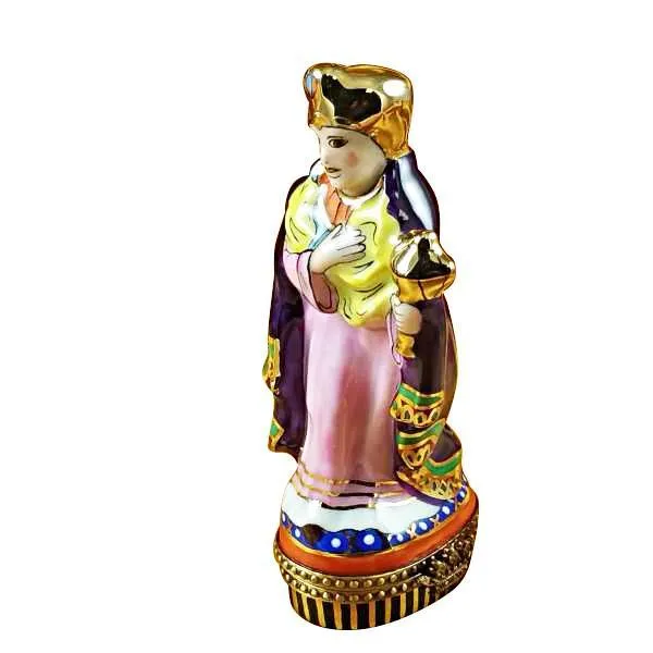 Wiseman-Purple Coat Limoges Box by Rochard™