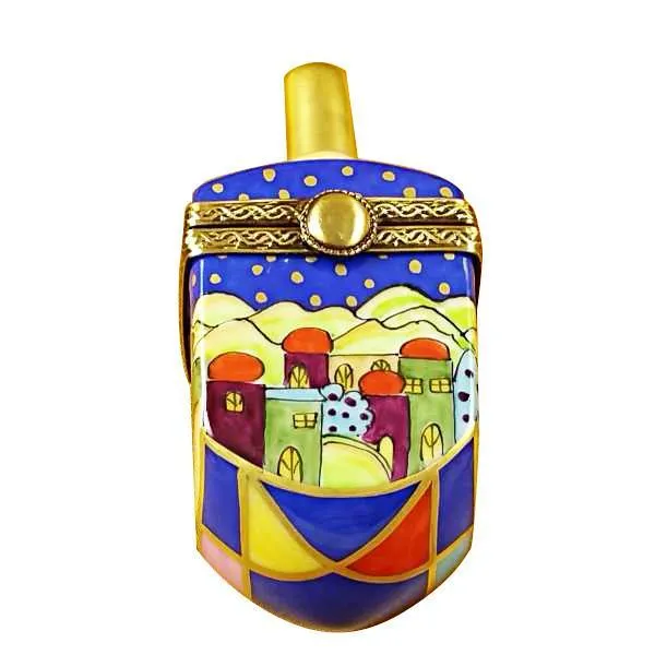 Jerusalem Scene Dreidel Limoges Box by Rochard™