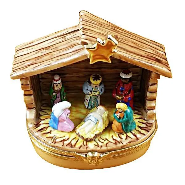 Nativity Stable Limoges Box by Rochard™