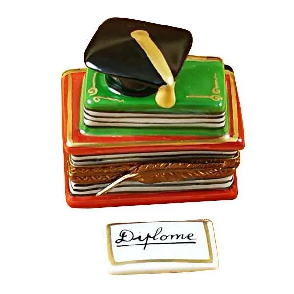 Graduation Book with Diploma Limoges Box by Rochard™