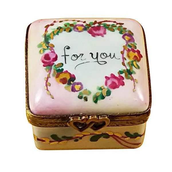 Square - For You Limoges Box by Rochard™