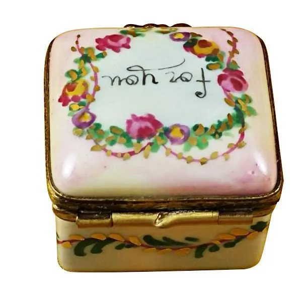 Square - For You Limoges Box by Rochard™