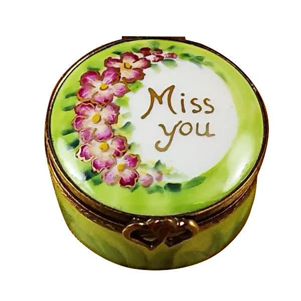 Miss You Round Limoges Box by Rochard™