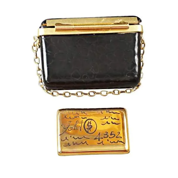 Black Purse Limoges Box by Rochard™