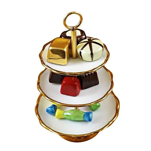 Sweet Tray With Nine Removable Candies Limoges Box by Rochard™