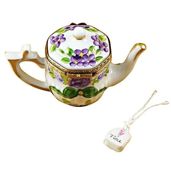 Teapot-Butterfly Limoges Box by Rochard™