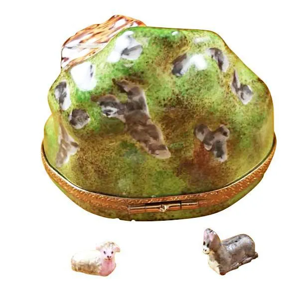 Nativity with 2 Removable Animals Limoges Box by Rochard™