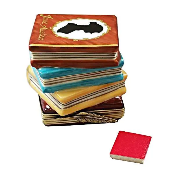 Jane Austen Stack of Books Limoges Box by Rochard™