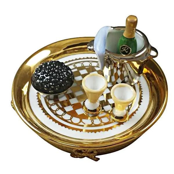Caviar & Champagne Limoges Box by Rochard™