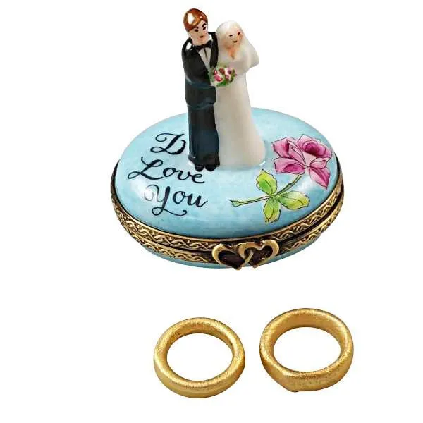 Bride and Groom Limoges Box by Rochard™