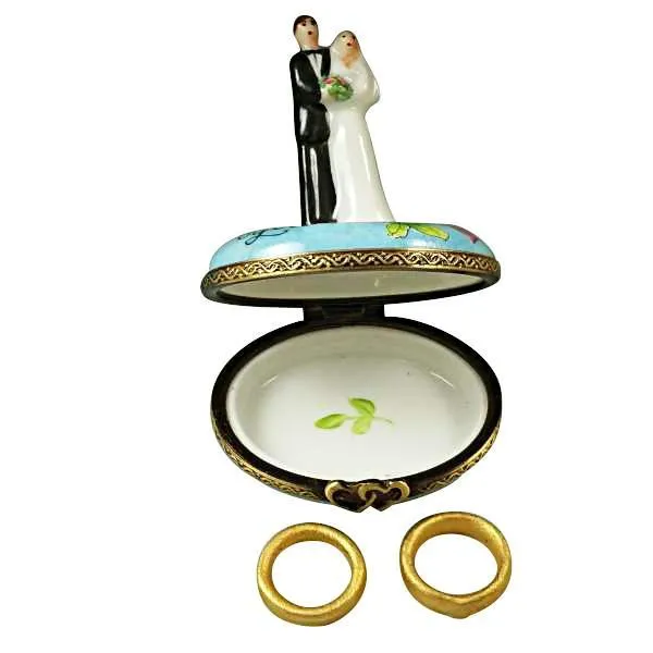 Bride and Groom Limoges Box by Rochard™