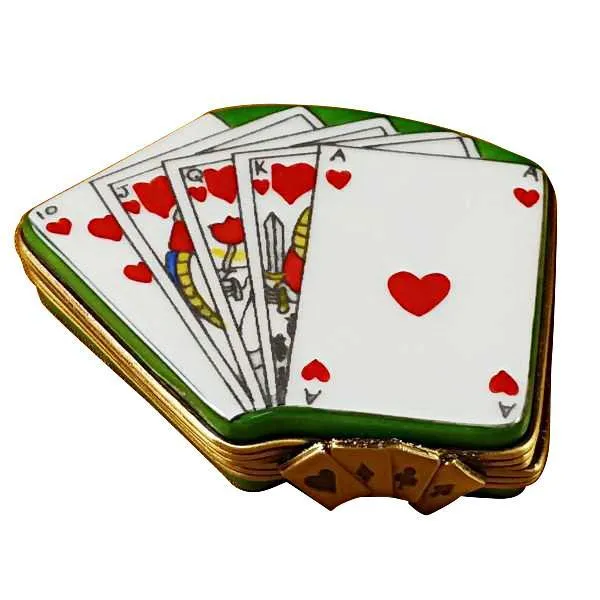 Deck Of Cards Limoges Box by Rochard™