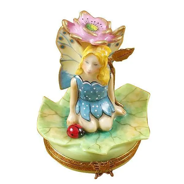Flower Fairy Pink Limoges Box by Rochard™