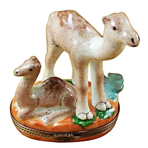 Camel W/Baby Limoges Box by Rochard™