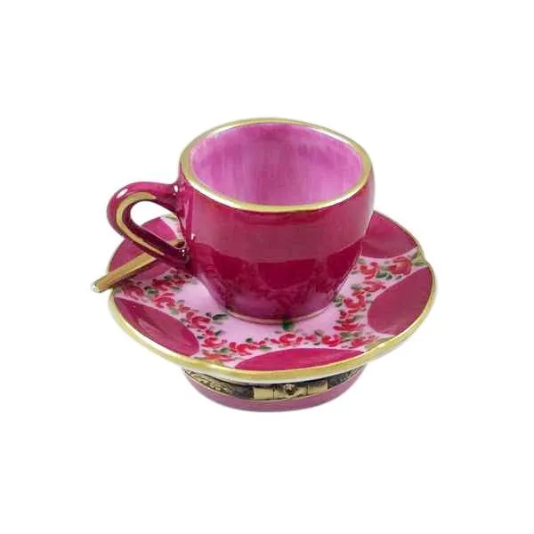 Valentine Love Tea Cup Limoges Box by Rochard™