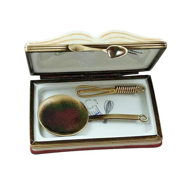 Crepes Suzette Cookbook Limoges Box by Rochard™
