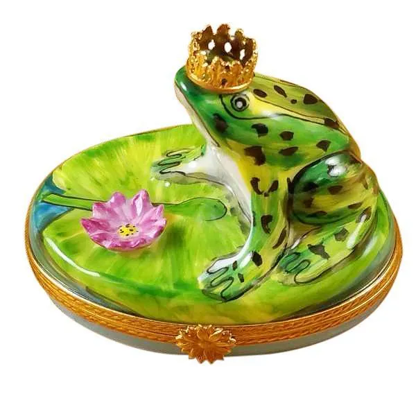 Frog with Crown Limoges Box by Rochard™