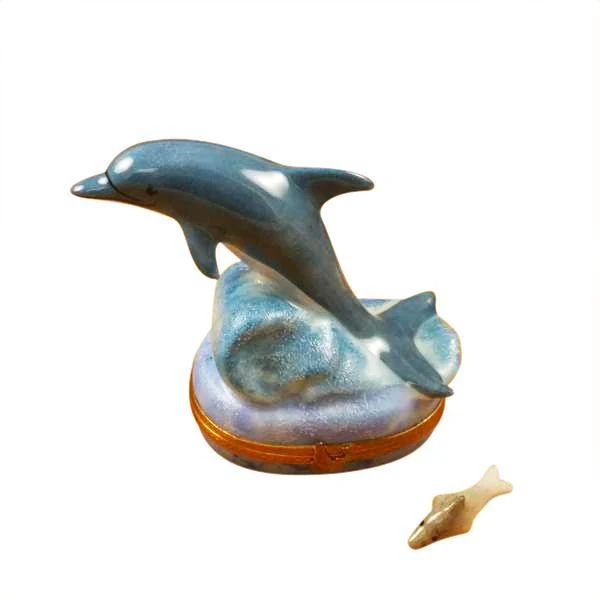 Dolphin with Baby Limoges Box by Rochard™