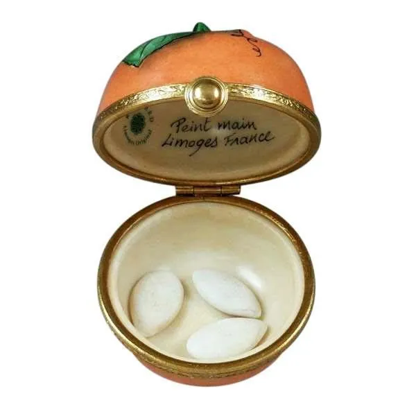 Pumpkin with Seeds Limoges Box by Rochard™