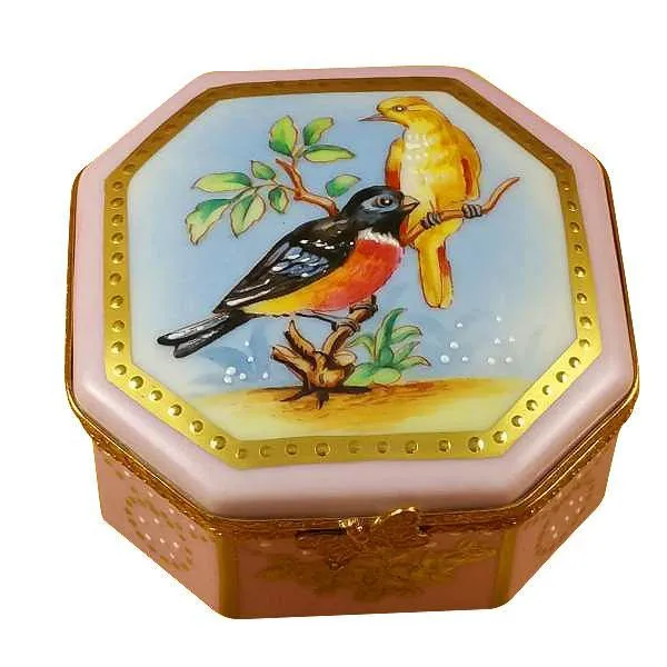 Studio Collection - Birds & Butterflies Limoges Box by Rochard™