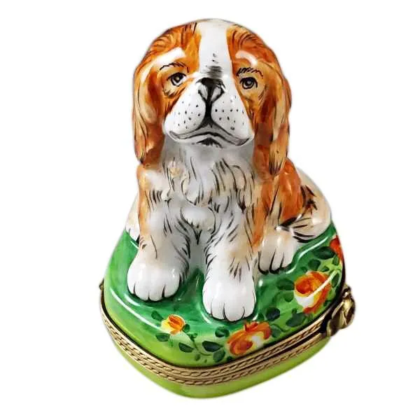 King Charles Spaniel Limoges Box by Rochard™