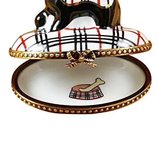 Scottish Terrier - Burberry Limoges Box by Rochard™