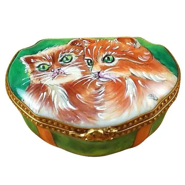 Studio Collection Two Cats Limoges Box by Rochard™