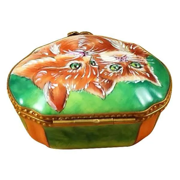 Studio Collection Two Cats Limoges Box by Rochard™