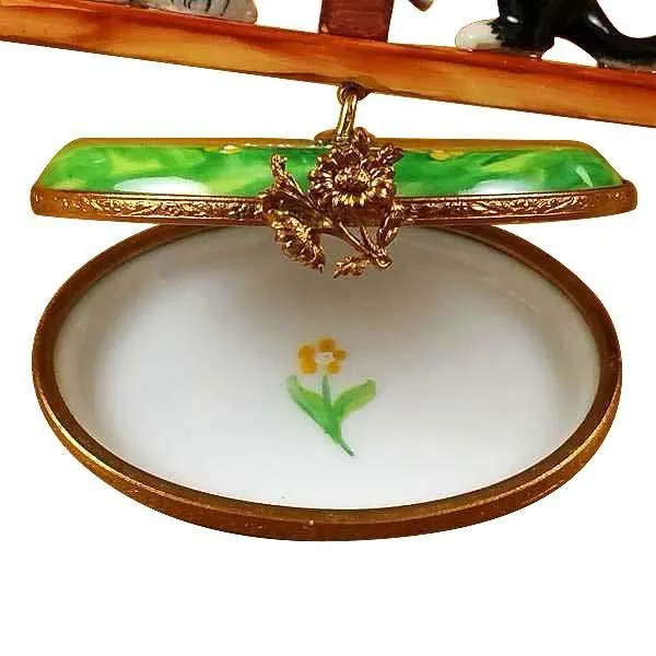 See Saw Cats Limoges Box by Rochard™