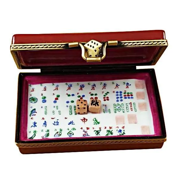 Mahjong Set Limoges Box by Rochard™