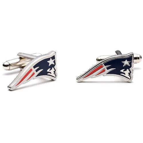 New England Patriots Enamel Cufflinks