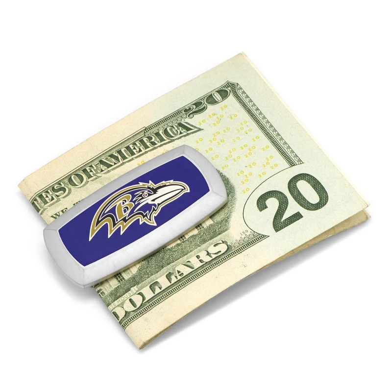 Baltimore Ravens Cufflinks and Cushion Money Clip Gift Set
