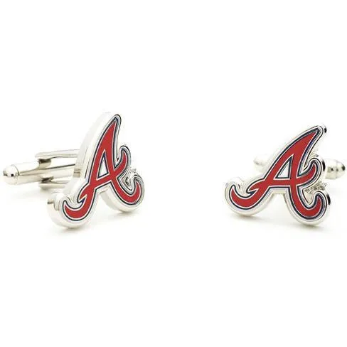 Atlanta Braves Enamel Cufflinks