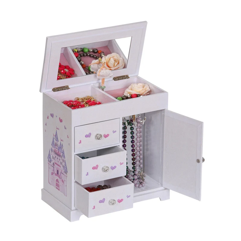 Adalyn Girl's Musical Ballerina Jewelry Box