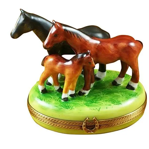 Three Horses Limoges Box by Rochard™