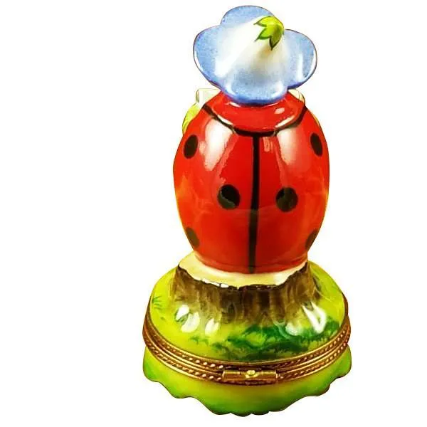 Lady Bug with Book Limoges Box by Rochard™