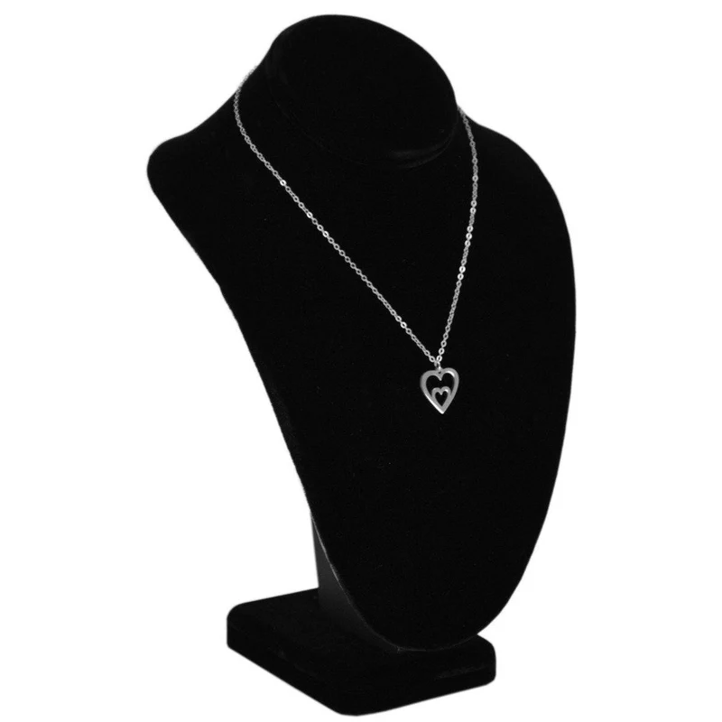 Hand Crafted Sterling Silver Double Heart Necklace