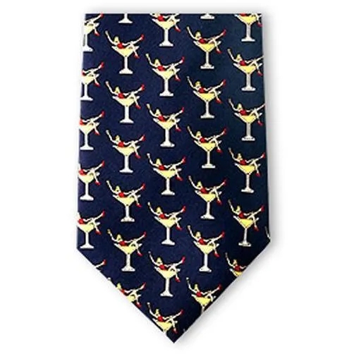 Martini Girls Silk Necktie
